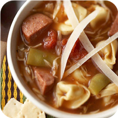 Sausage and Tortellini Soup