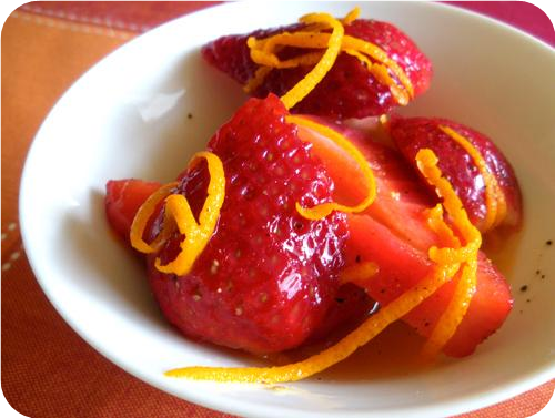 Peppered Strawberries