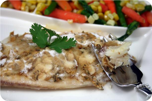 Mustard Crusted Tilapia
