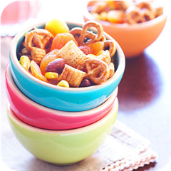 Chili corn snack mix 