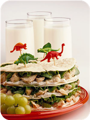 Stacked Chicken Salad Sandwich