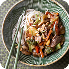 Shredded Beef Lo Mein
