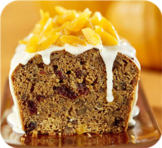 Fruited pumpkin loaf 