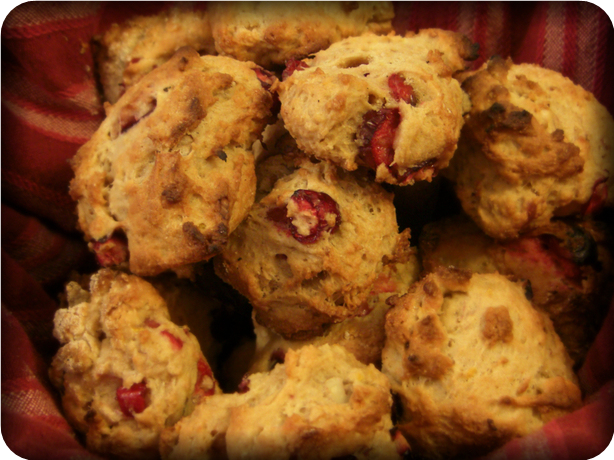 Tarrah's Version of Orange-Cranberry Scones