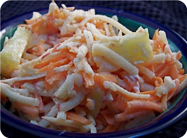 Apple Carrot Pineapple Salad