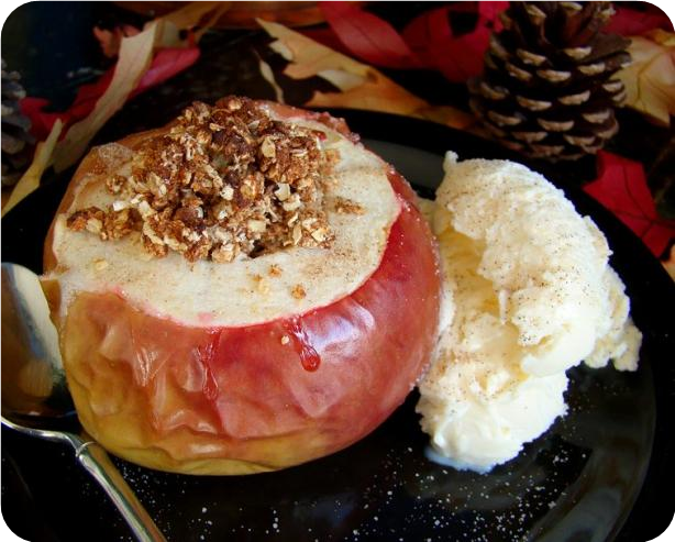 Guilt Free Baked Apples for 2