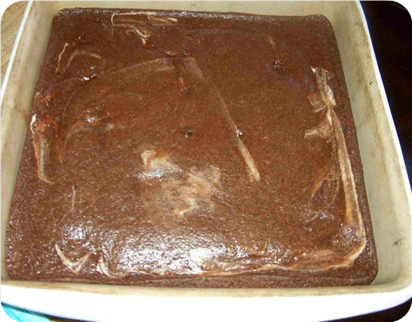 Cream Cheese-Filled Light Brownies