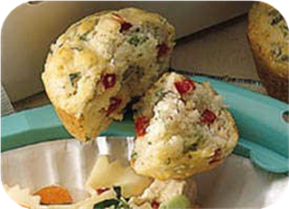 Basil-Red Pepper Muffins