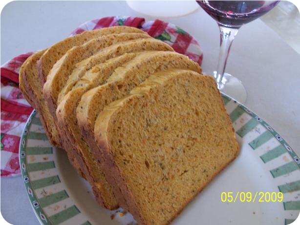 Roasted Red Pepper Cheese Bread