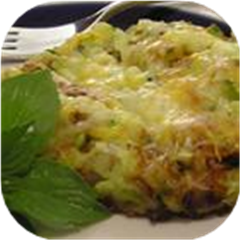 Zucchini and Onion Pancake