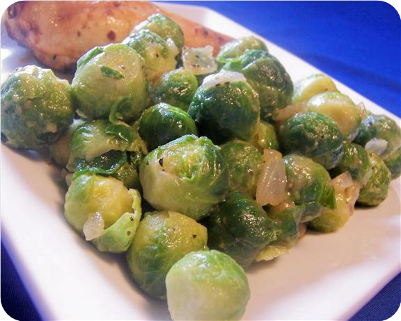 Brussels Sprouts With Mustard Sauce