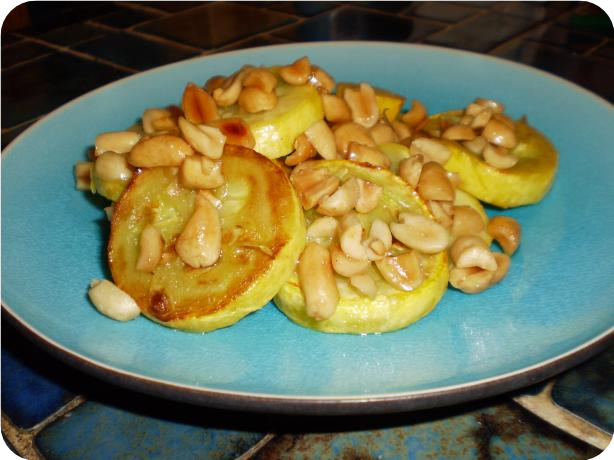 Yellow Squash With Peanuts