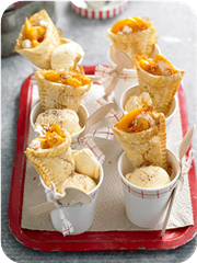 Summer peach pie twisters 