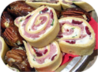 Cranberry Feta Pinwheels