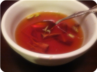 Ochsenschwanzsuppe (Oxtail Consommé)