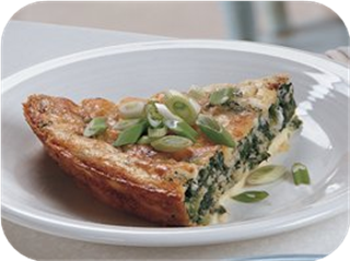 Impossibly Easy Spinach-Parmesan Pie