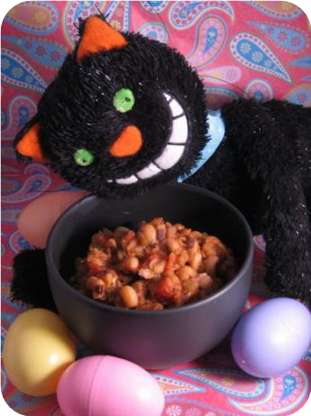 Low Fat Creole Style Black Eyed Peas