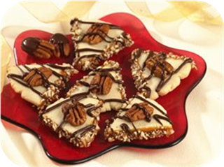 Turtle Shortbread Cookies (Cookie Exchange Quantity)