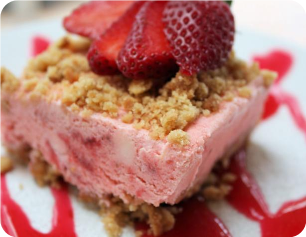 Frosty Strawberry Dessert