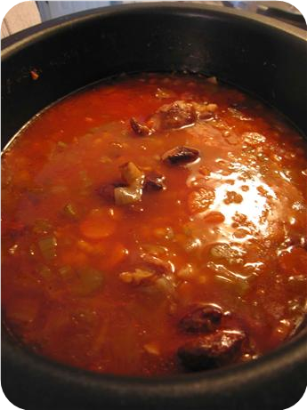 Navy Bean Soup-Pressure Cooker