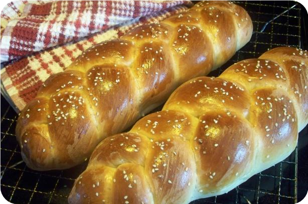 Braided Challah Bread (Bread Machine)