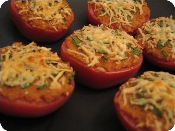 Broiled Tomatoes With Horseradish