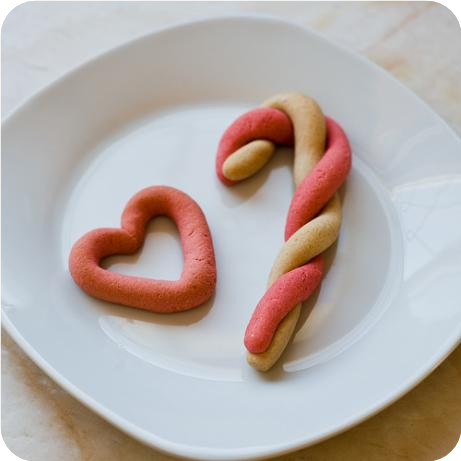 Candy Cane Cookies (Or Cutouts!)