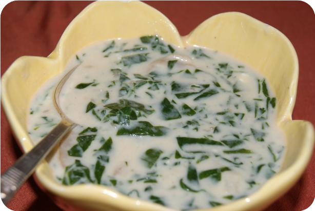 Fresh Spinach Soup