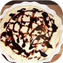 Banana Cream Pie with Chocolate Lining