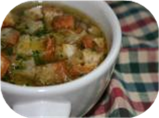 Tasty Spring Soup Called "garmugia"