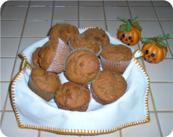 Pumpkin Muffins With Raisins