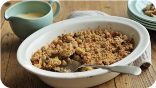 Apple crumble