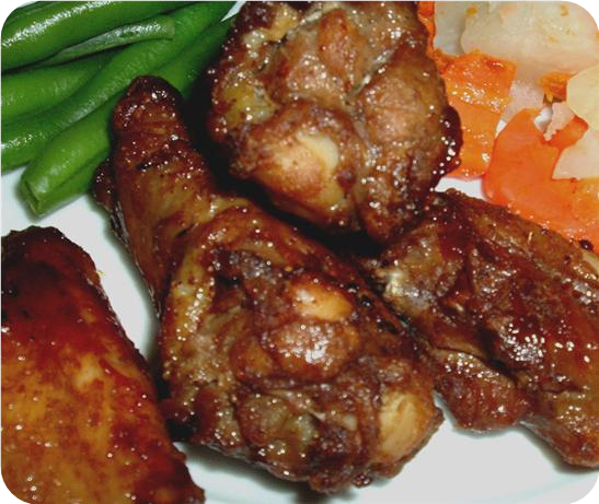 Honey Garlic Chicken Wings