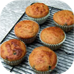 Banana Blueberry Muffins