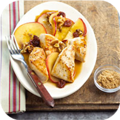 Chicken with Cherry-Ginger Chutney
