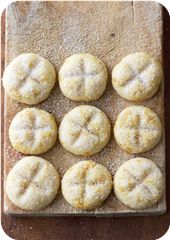 Tangerine Butter Cookies 
