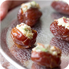 Bacon-and-Cheese-Stuffed Dates 