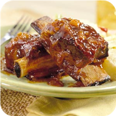 Apricot-habanero short ribs 