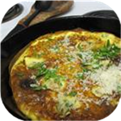 Hangtown Fry with Parmesan and Fresh Herbs