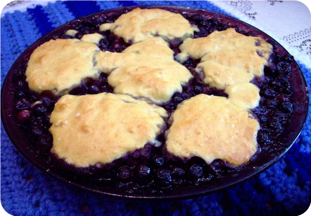 My Blueberry Cobbler