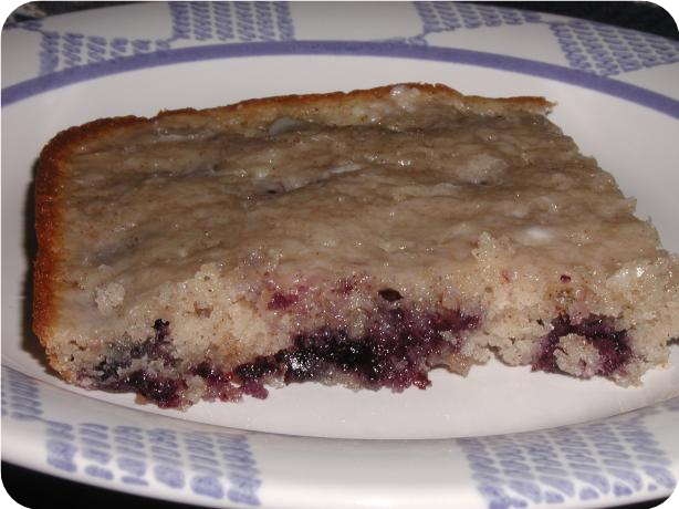 Blueberry Snack Cake