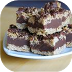 No Bake Chocolate Oat Bars