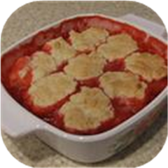 Rhubarb Cobbler