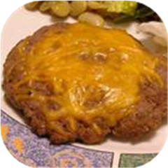 Onion and Cheddar Burgers