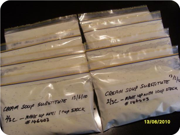 Cream of ???? Soup, Dry Mix - Substitute