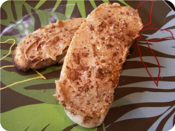 Peanut Butter Cinnamon Toast
