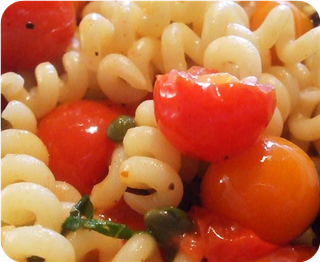 Fusilli with Tomatoes and Olives