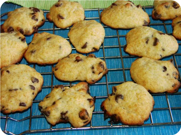 Banana Chocolate Chip Cookies
