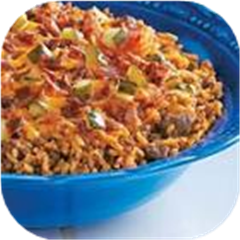Bacon Cheeseburger Rice
