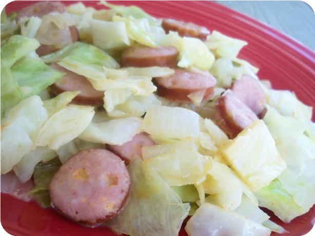 Smoked Sausage and Cabbage
